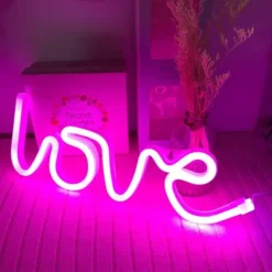 love neon sign board