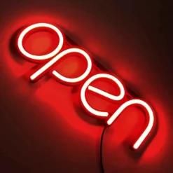 Open Neon Sign